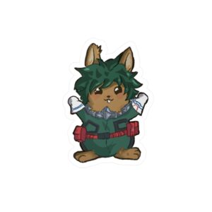 Bunny cosplaying Deku